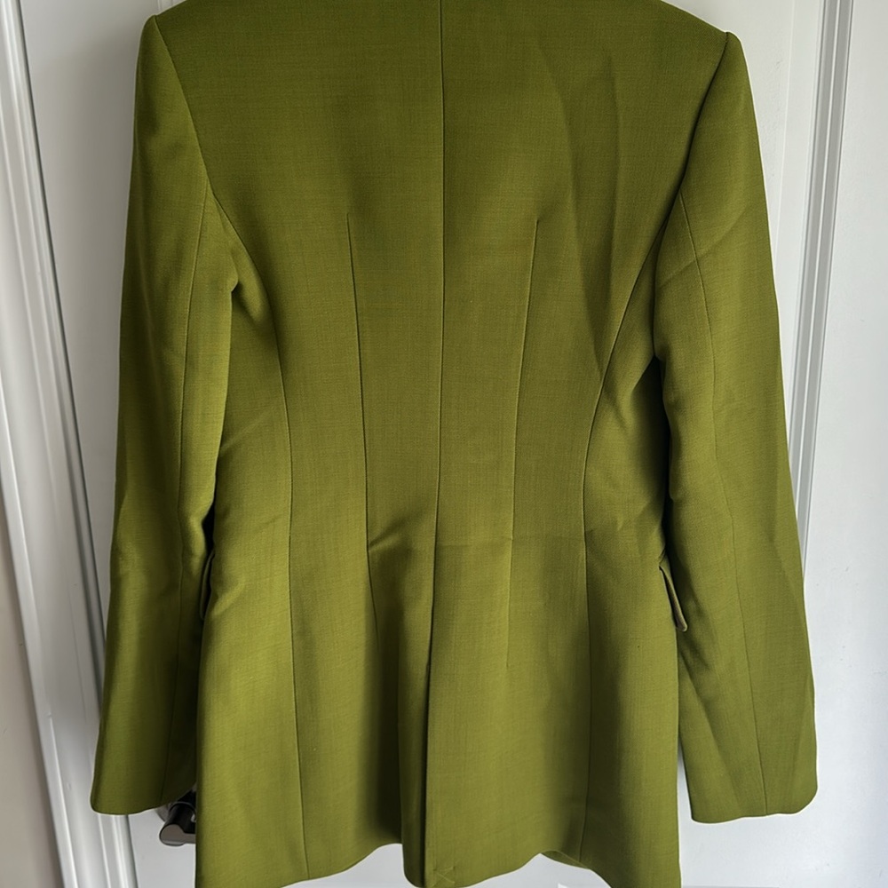 Massimo Dutti Green Blazer Suit Jacket - Picture 11 of 11